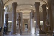 Antiquités Egyptiennes, salle 12 : Le temple, Musée du Louvre, Paris