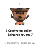 《 Cratère en calice à figures rouges 》